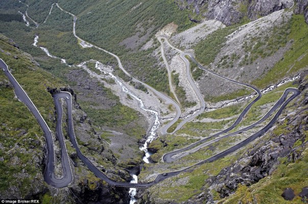trollstigen norwegian roads veier